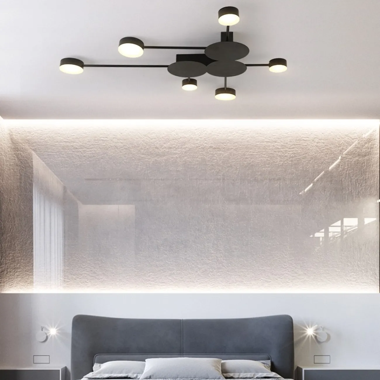 Настенно-потолочный светильник ASBRO 6 от ImperiumLoft