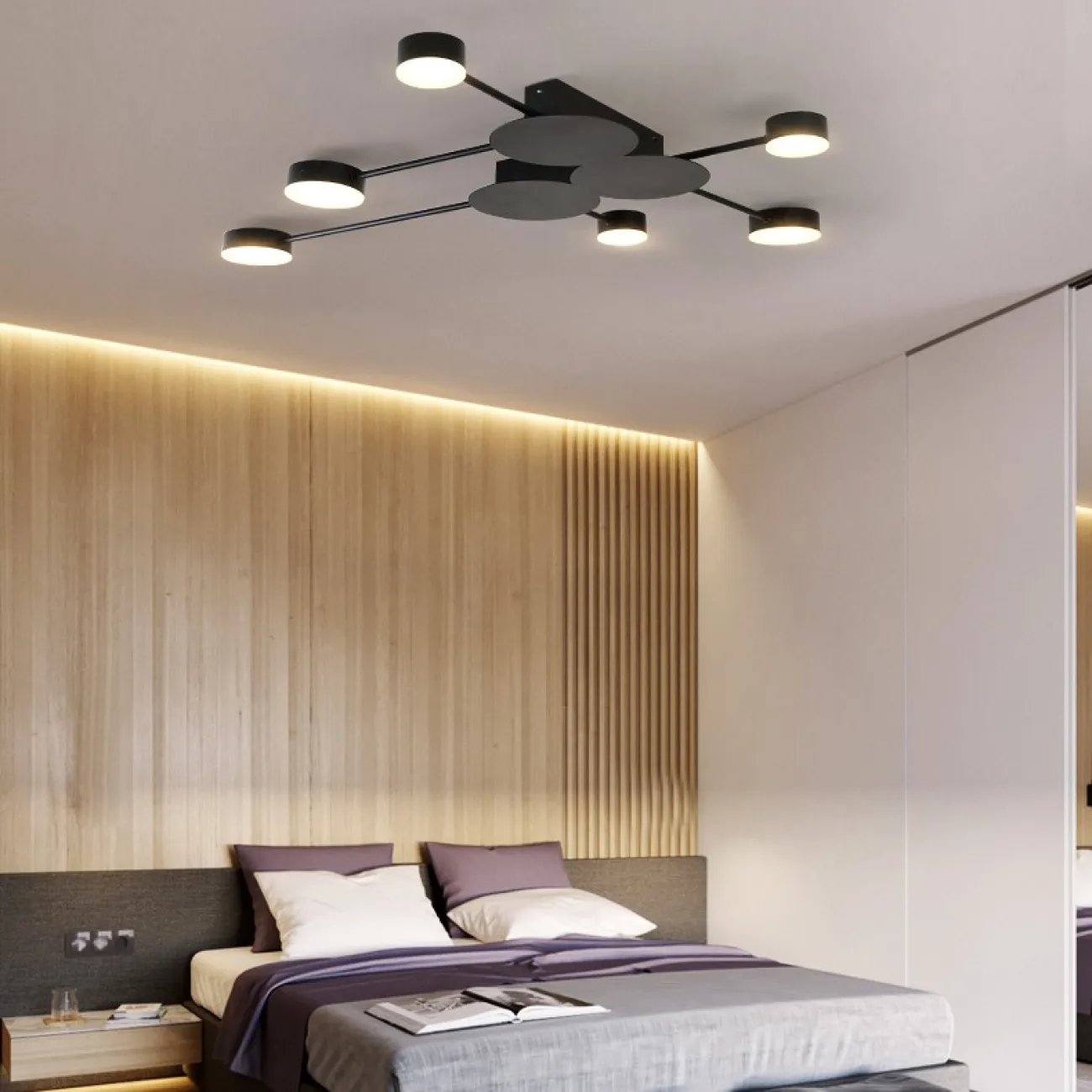 Настенно-потолочный светильник ASBRO 6 от ImperiumLoft