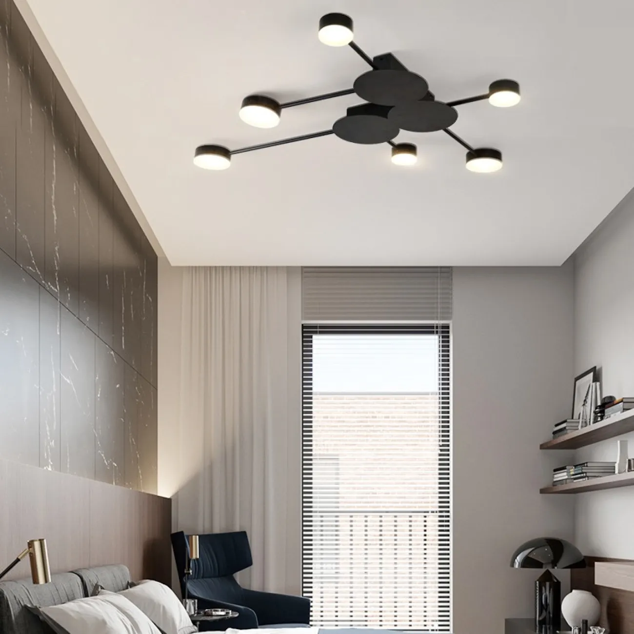 Настенно-потолочный светильник ASBRO 6 от ImperiumLoft