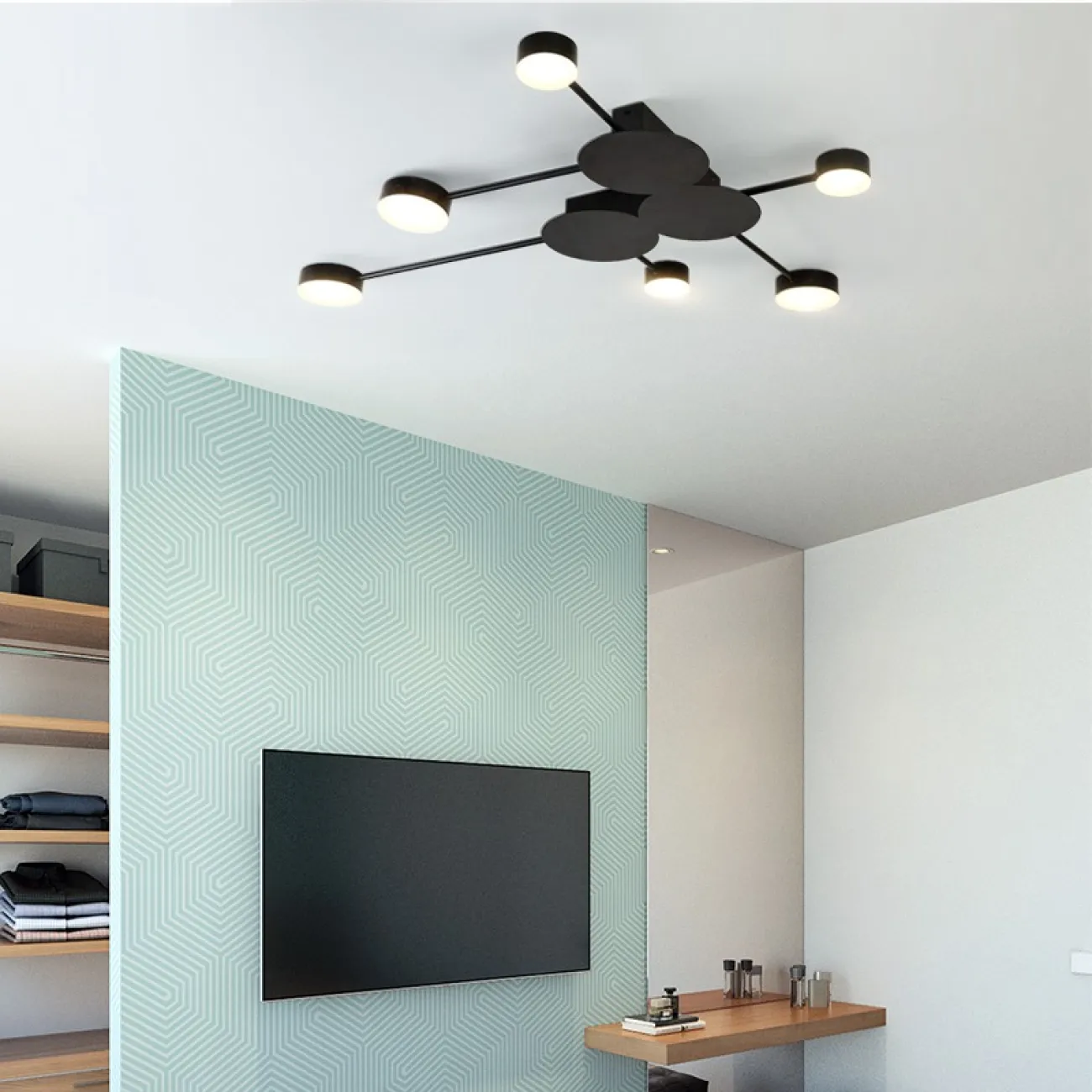 Настенно-потолочный светильник ASBRO 6 от ImperiumLoft