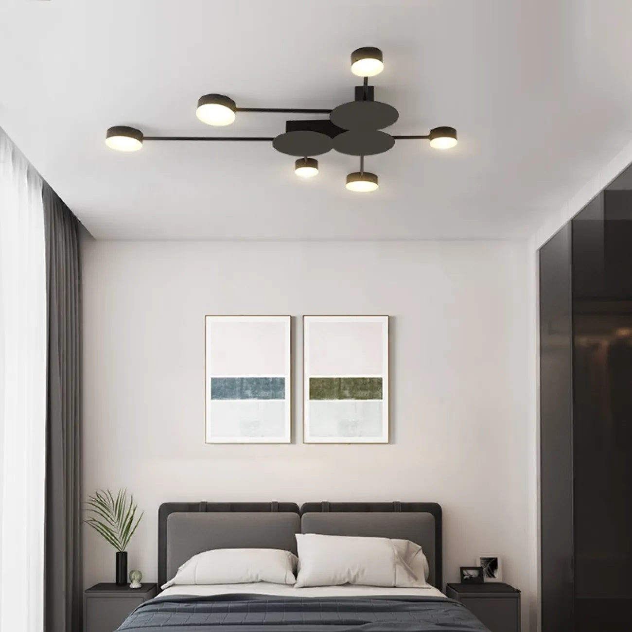 Настенно-потолочный светильник ASBRO 6 от ImperiumLoft