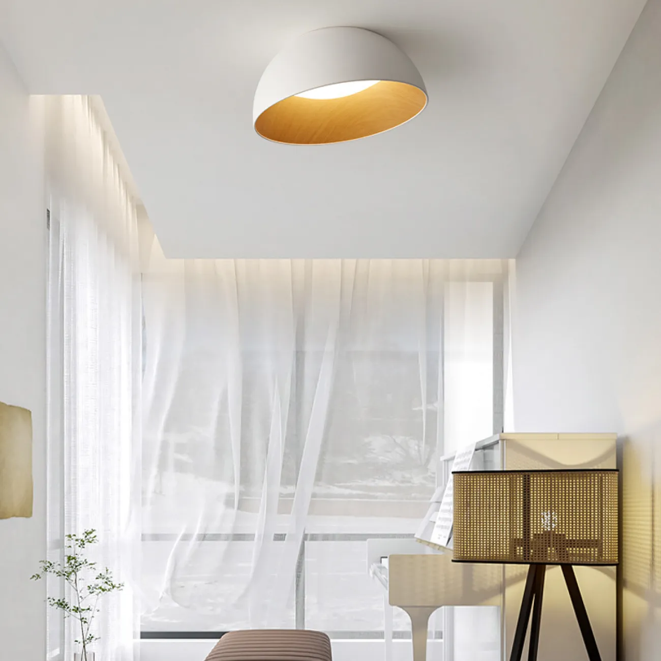 Потолочный светильник NORDA B White 4000К от ImperiumLoft