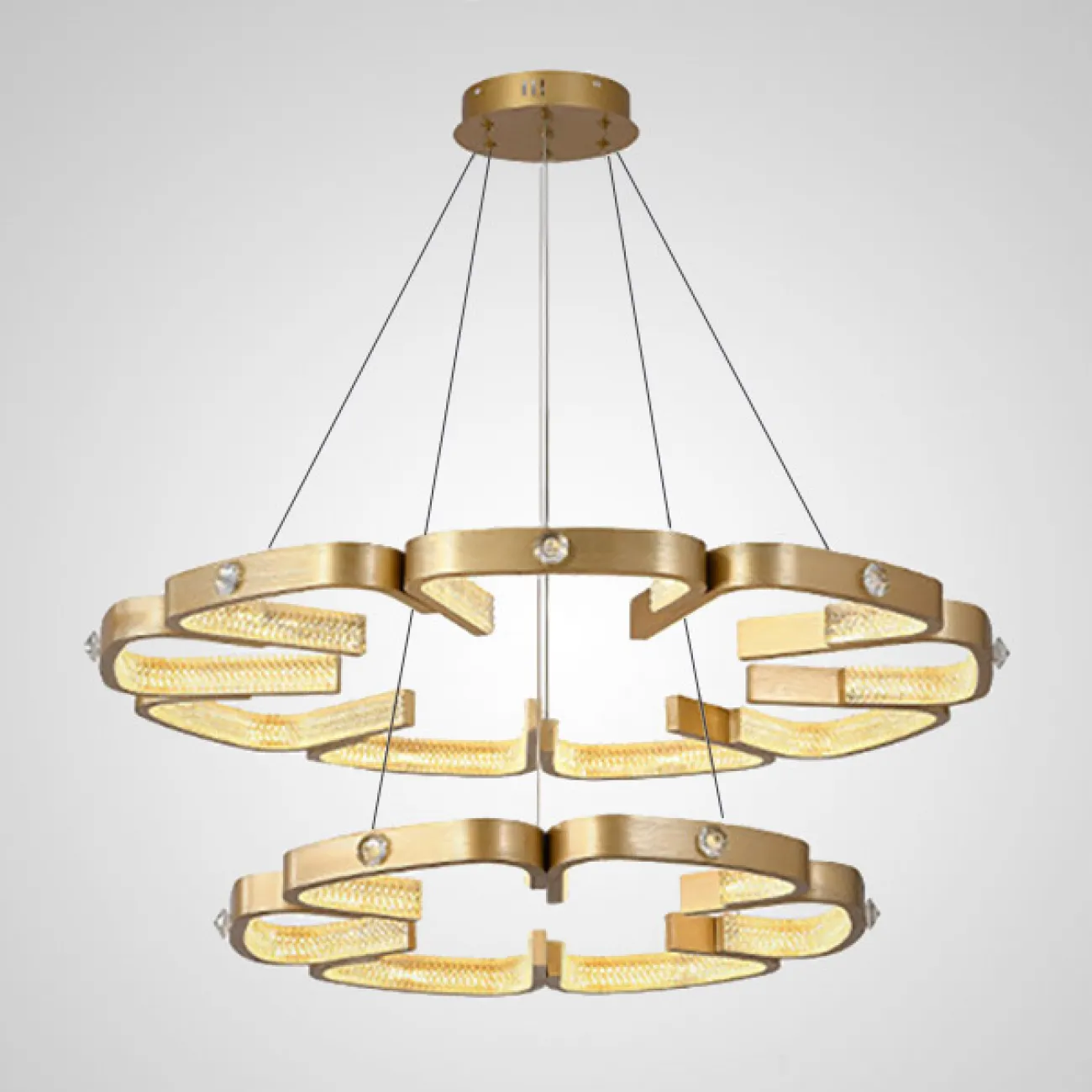 Подвесная люстра BRENDA D65 D95  Bronze от ImperiumLoft
