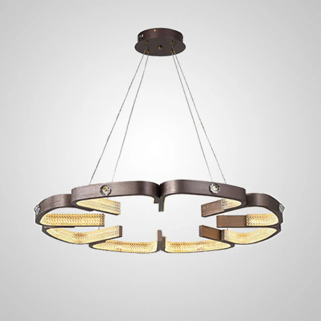 Подвесная люстра BRENDA D65 D95  Bronze от ImperiumLoft