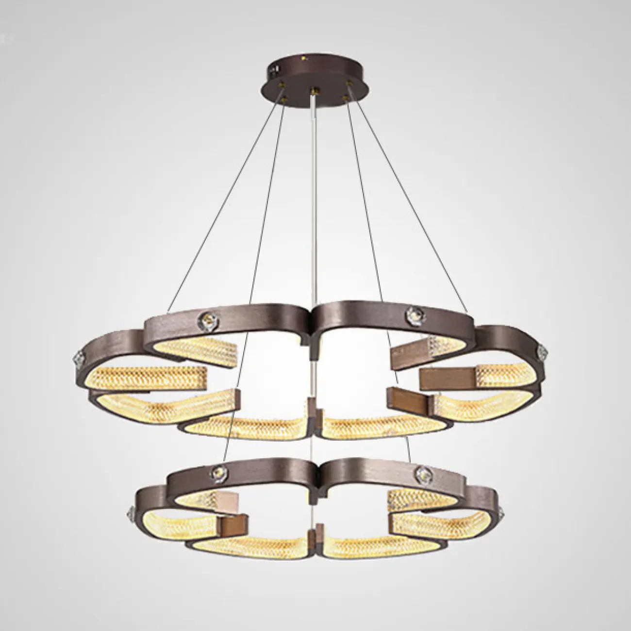 Подвесная люстра BRENDA D65 D95  Bronze от ImperiumLoft