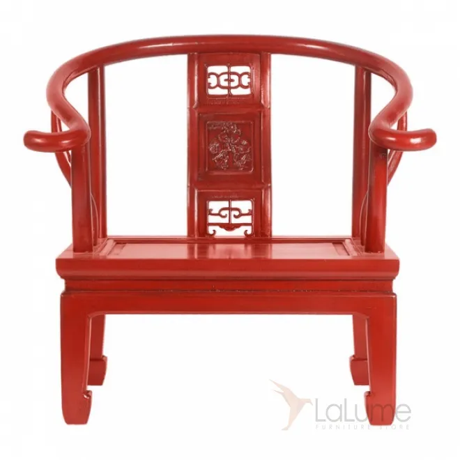 Кресло для медитации Chinese Armchair Red