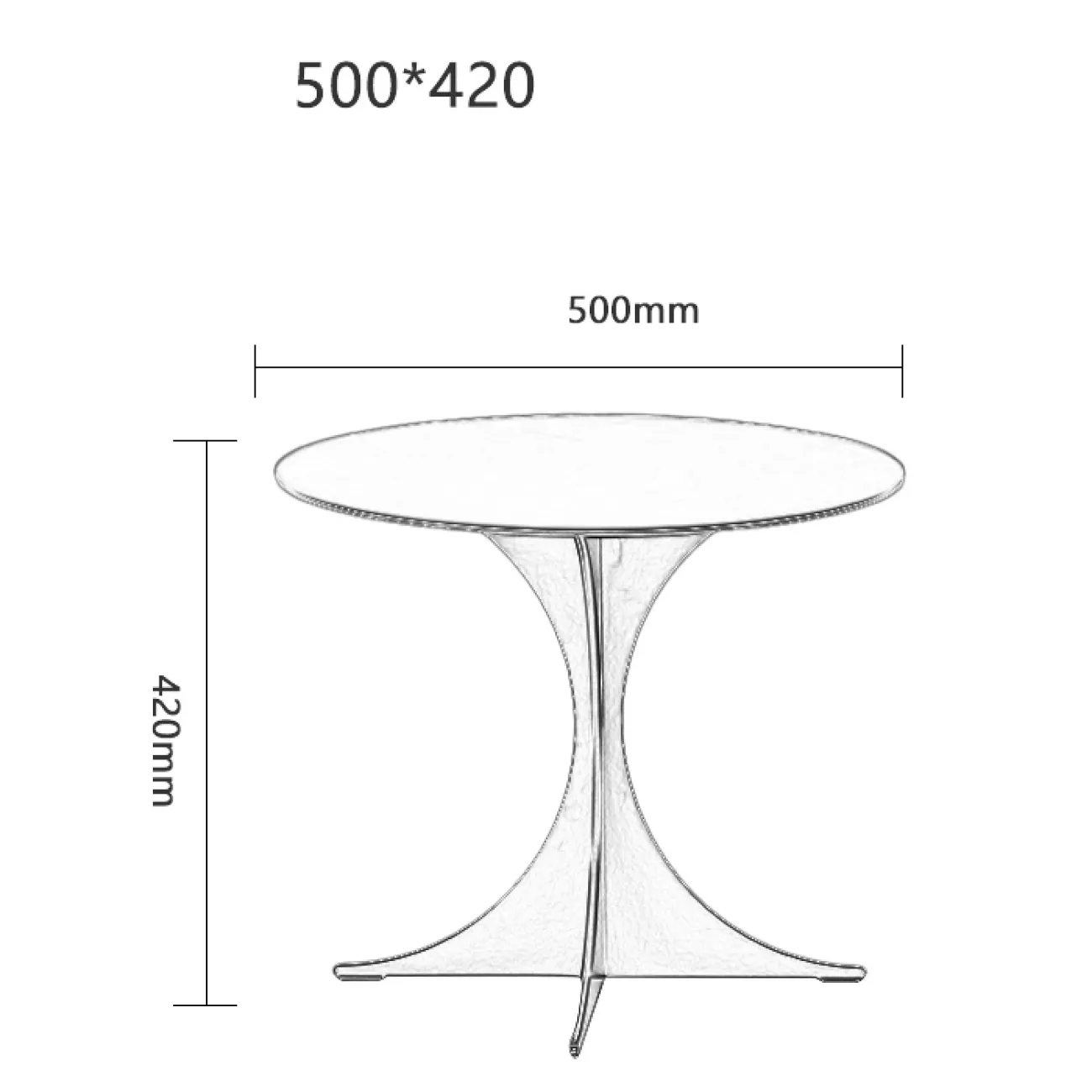 Дизайнерский журнальный столик LaLume-AP00250