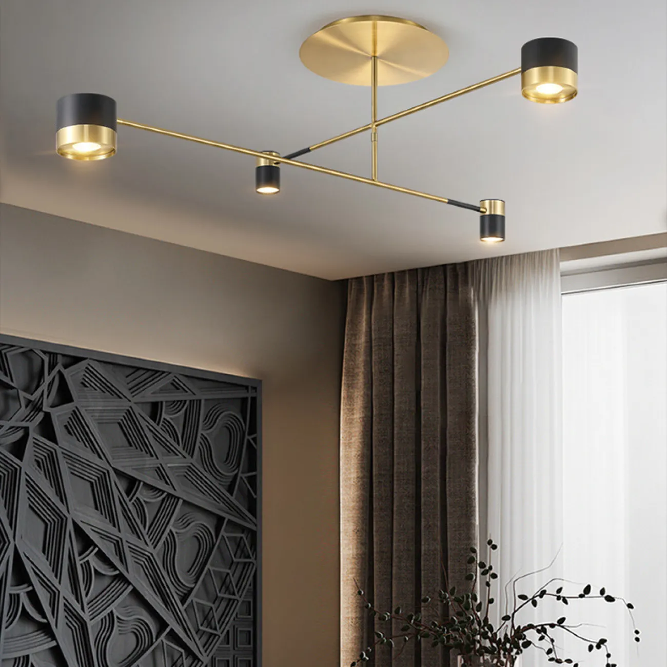 Потолочный светильник BITTEN L4 от ImperiumLoft