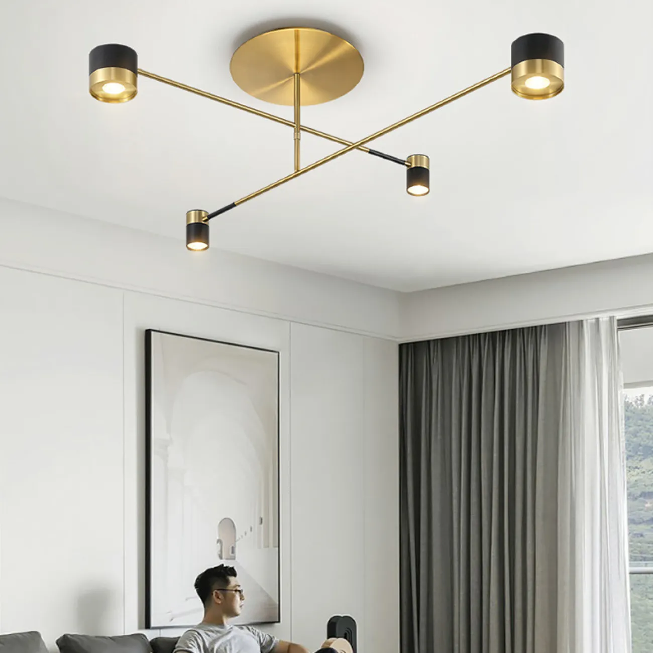 Потолочный светильник BITTEN L4 от ImperiumLoft