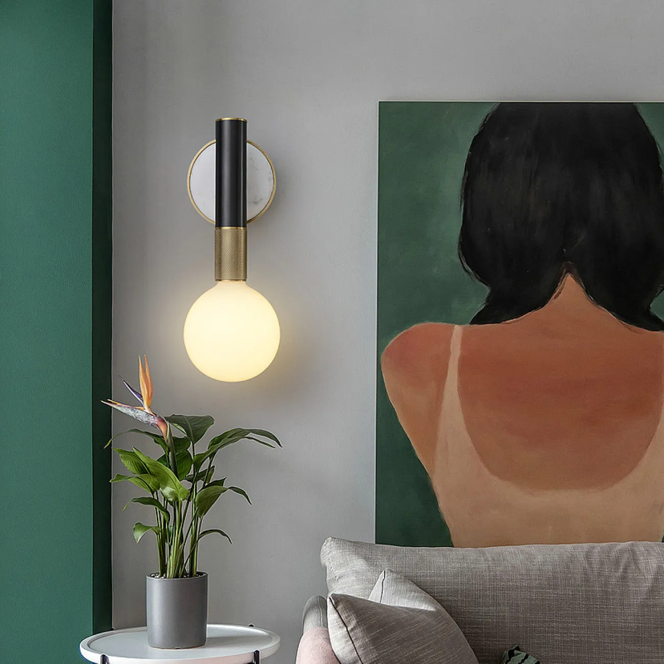 Настенный светильник WESTON Green от ImperiumLoft