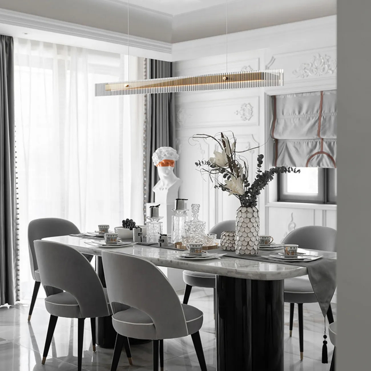 Подвесной светильник CHIFFA L140 Brass от ImperiumLoft