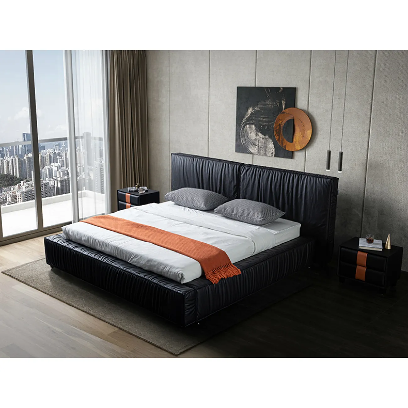 Дизайнерская прикроватная тумба - LaLume-TT00125 Дизайнерская прикроватная тумба - LaLume-TT00125