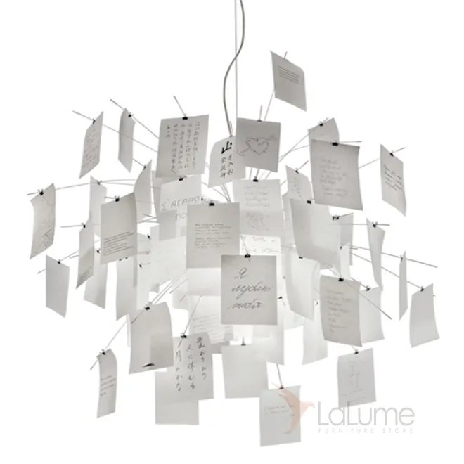 Светильник Zettel Z 5 Ingo Maurer text designed by Ingo Maurer in 1997 от LaLume