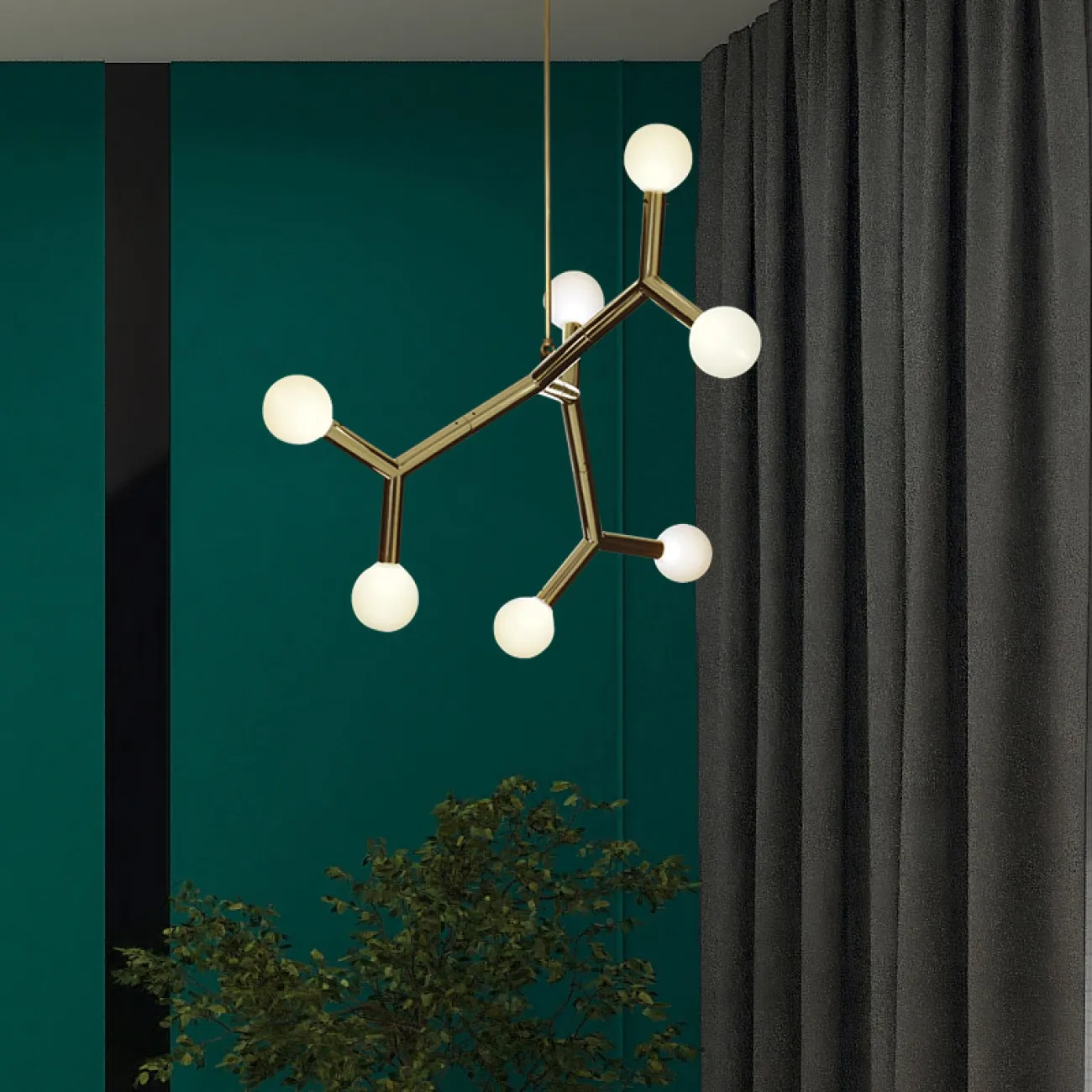 Потолочная люстра LARRYS от ImperiumLoft