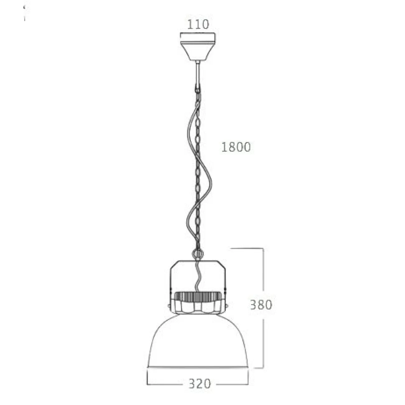 Подвесной светильник Loft Industrial Metal Cage Slam