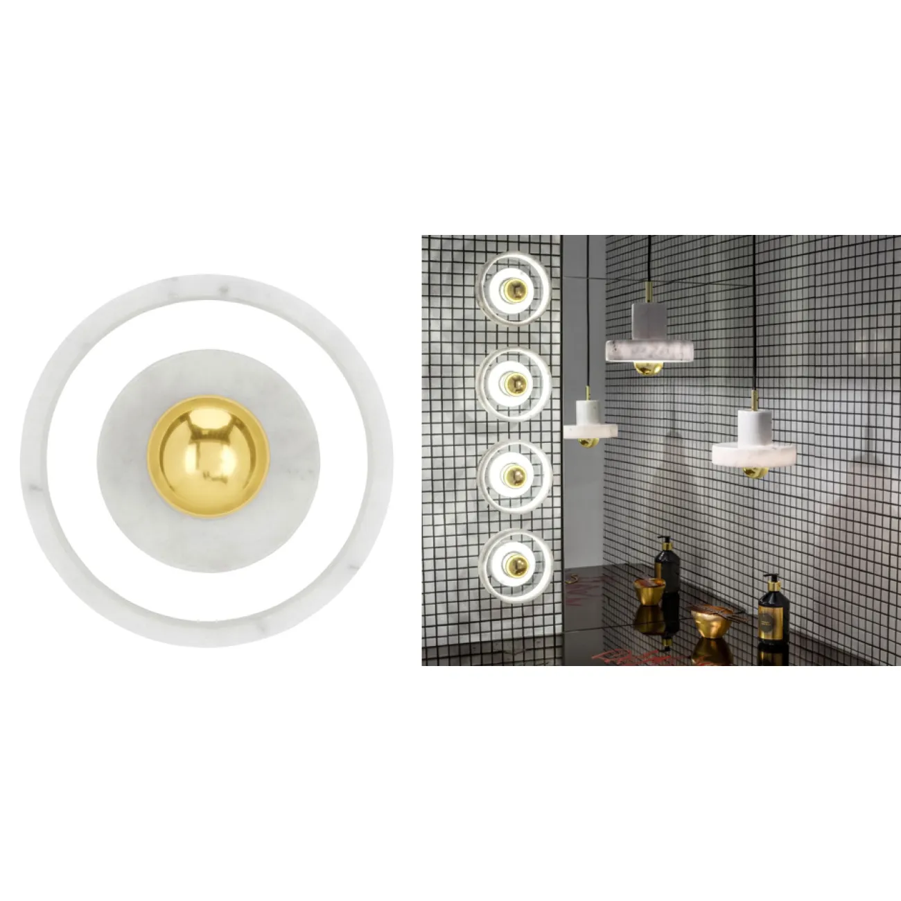 Бра Tom Dixon Stone Wall Lamp от ImperiumLoft