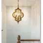 Люстра Scarlett Hollywood Regency Gold Leaf Pattern Pendant Chandelier D31 от ImperiumLoft