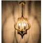 Люстра Scarlett Hollywood Regency Gold Leaf Pattern Pendant Chandelier D42 от ImperiumLoft