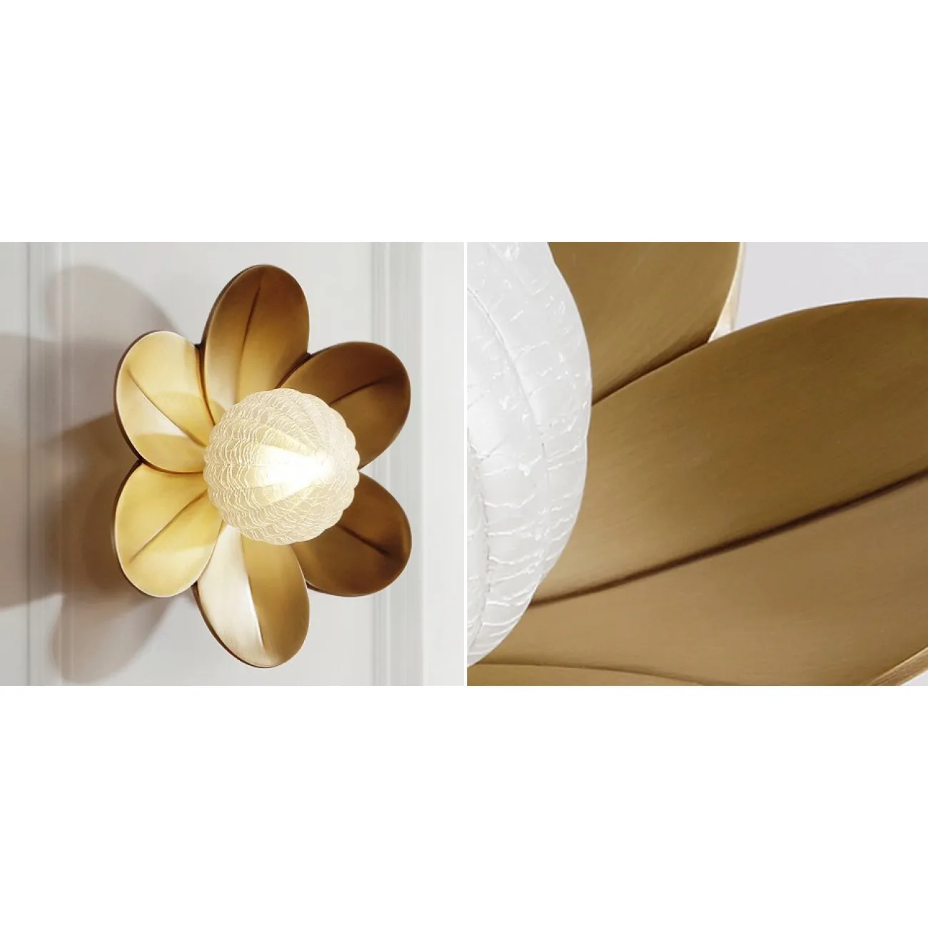 LOTUS Wall Lamp Бра форме листьев лотоса