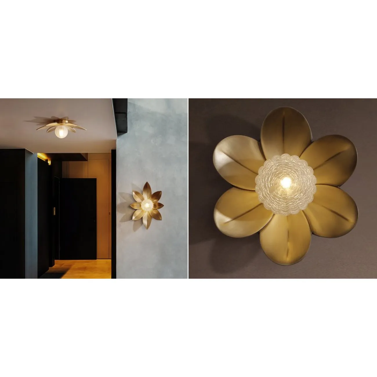 LOTUS Wall Lamp Бра форме листьев лотоса