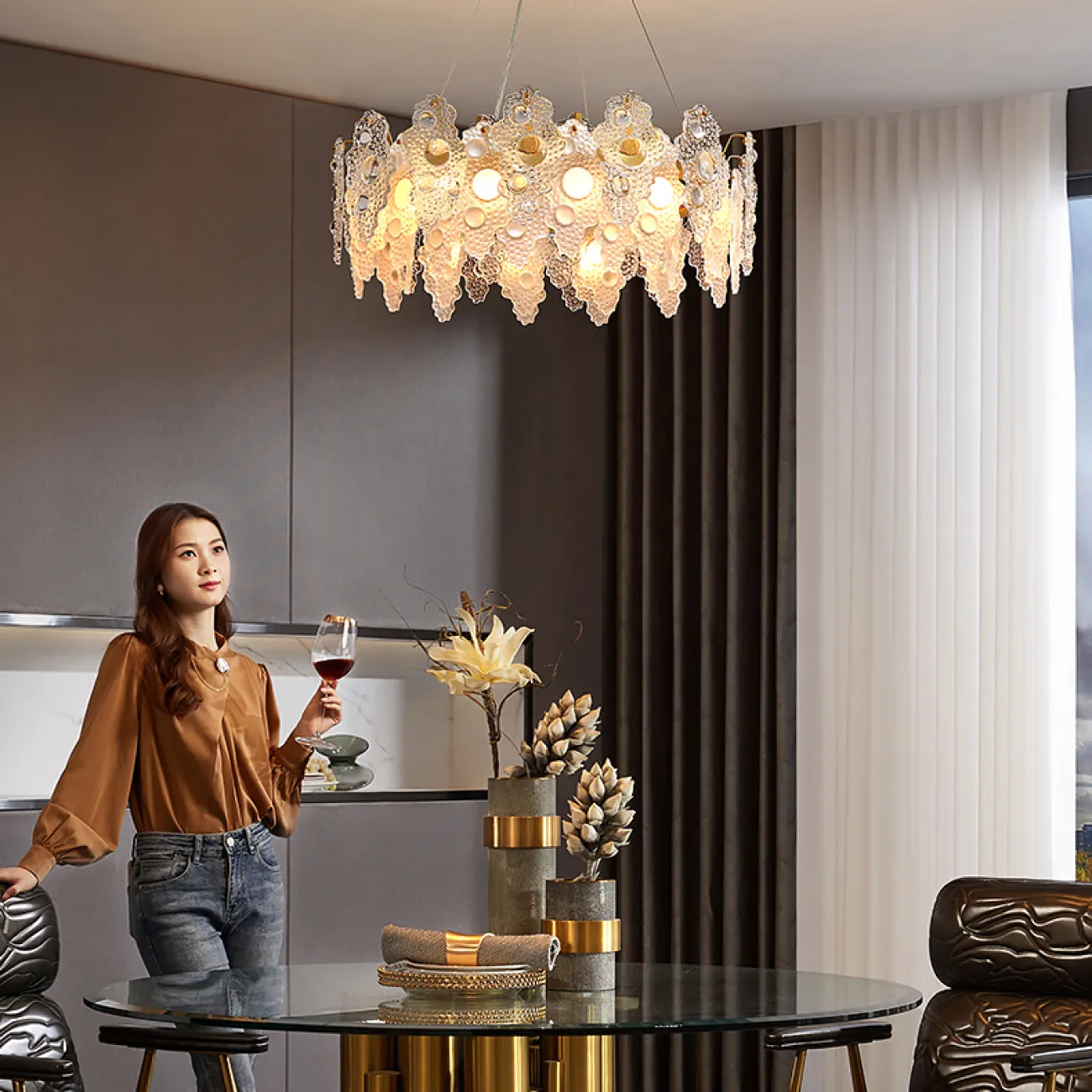 Подвесная люстра POMONA D48 от ImperiumLoft