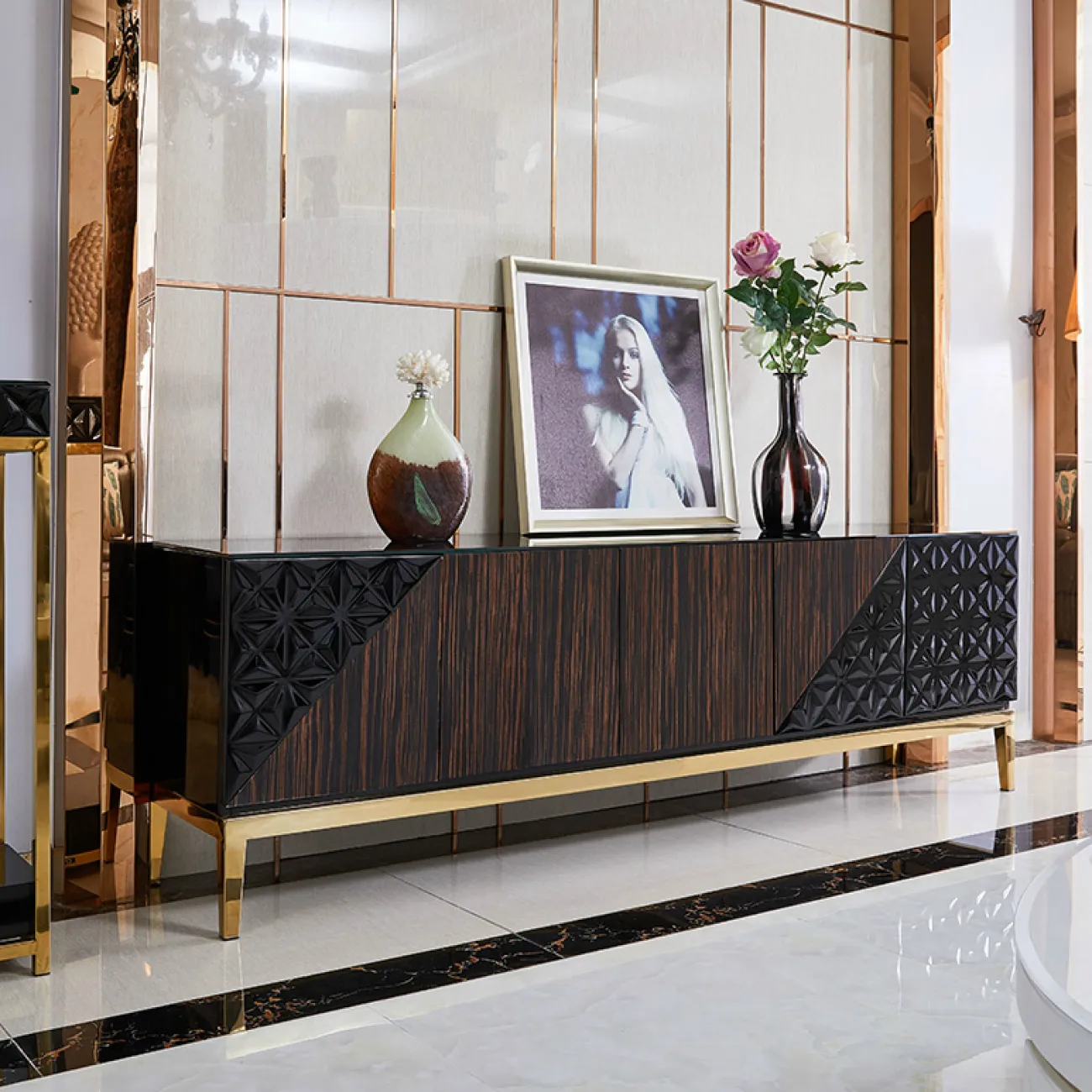 Дизайнерская тумба под TV - LaLume-TV00160