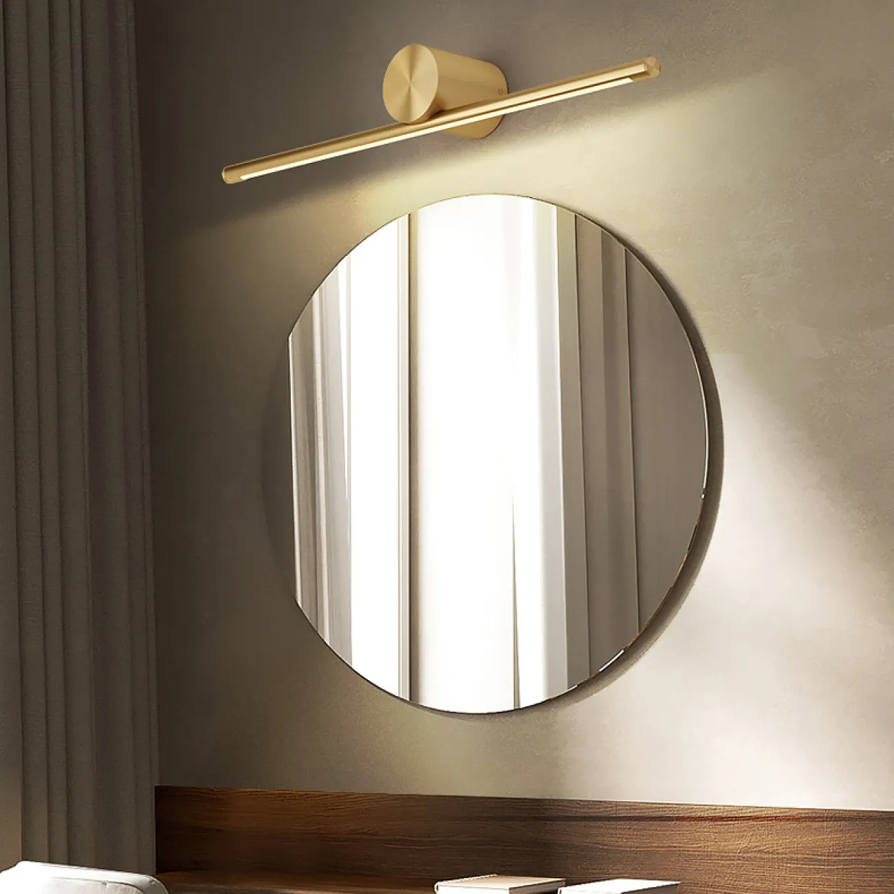 Настенный светильник BREEZE B L60 Brass от ImperiumLoft