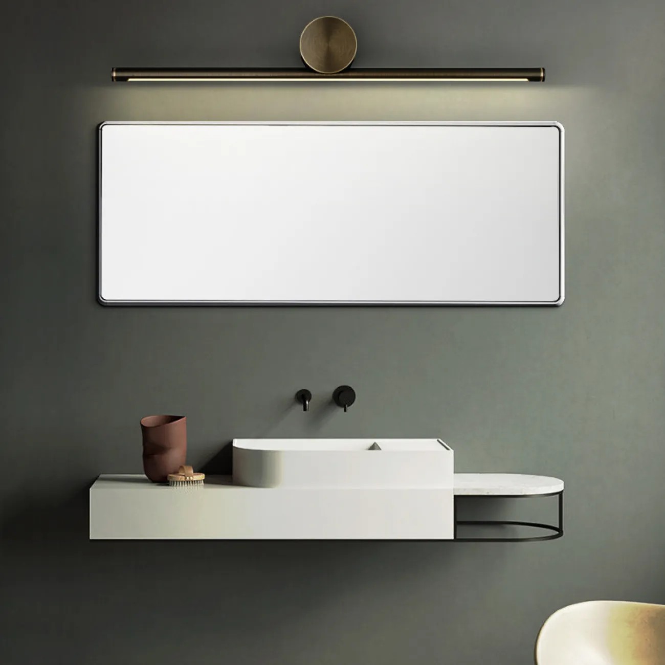 Настенный светильник BREEZE B L60 Brass от ImperiumLoft