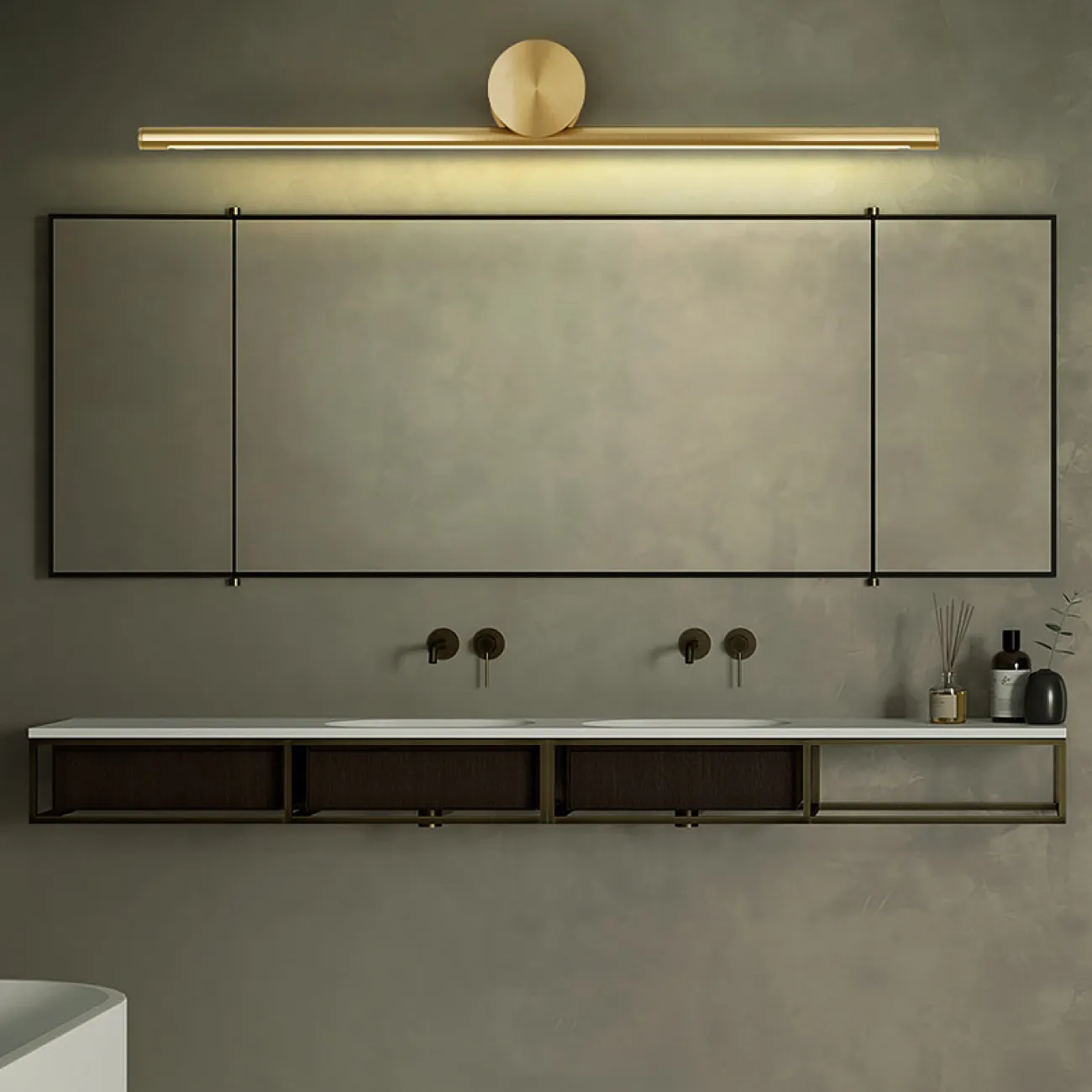 Настенный светильник BREEZE B L60 Black от ImperiumLoft