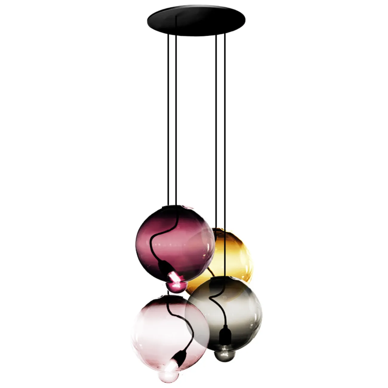 Люстра Cappellini Meltdown Suspension Lamp 4-8 от LaLume