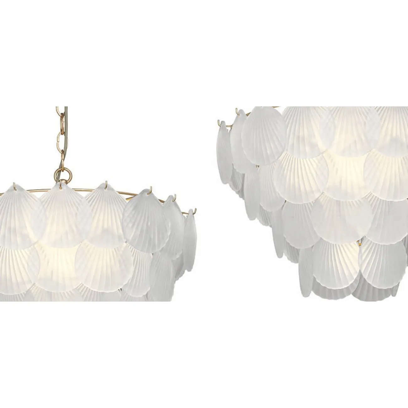 Люстра Transparent Glass Shells