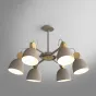 Потолочная люстр на штанге ROLLA 6 beige от ImperiumLoft