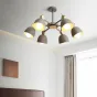 Потолочная люстр на штанге ROLLA 3 blueice от ImperiumLoft