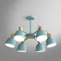 Потолочная люстр на штанге ROLLA 6 blueice от ImperiumLoft