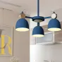 Потолочная люстр на штанге ROLLA 3 blueice от ImperiumLoft
