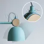 Потолочная люстр на штанге ROLLA 3 blueice от ImperiumLoft