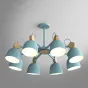 Потолочная люстр на штанге ROLLA 8 blueice от ImperiumLoft