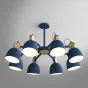 Потолочная люстр на штанге ROLLA 8 bilberry от ImperiumLoft
