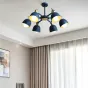 Потолочная люстр на штанге ROLLA 3 blueice от ImperiumLoft