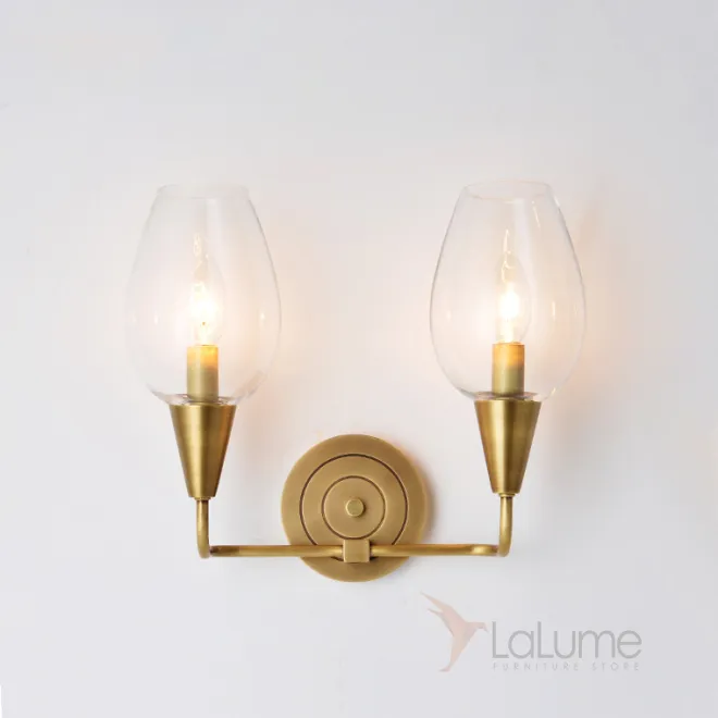 Бра VIOLA WALL Clear Lamp Double от LaLume