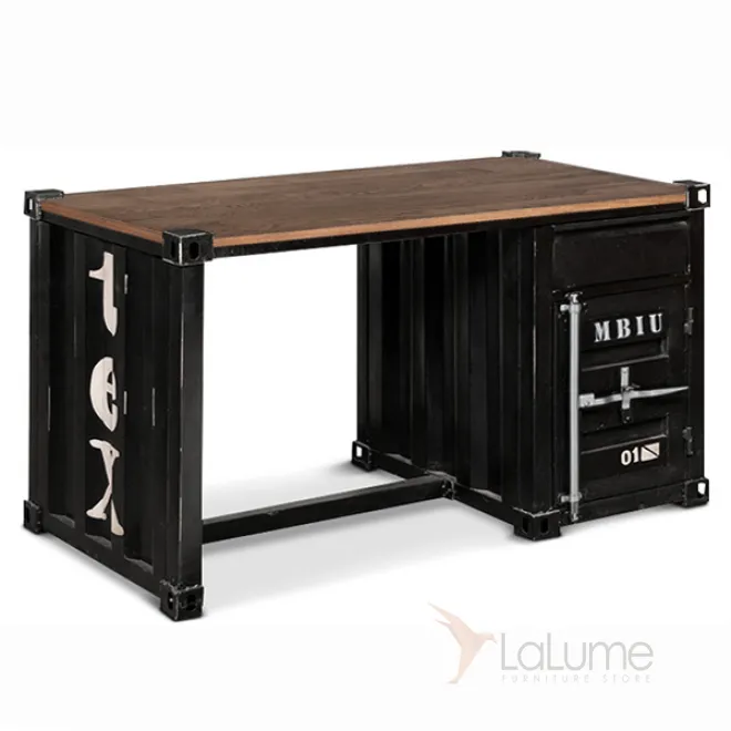 Письменный стол Metal & Oak Sea Container Desk от LaLume