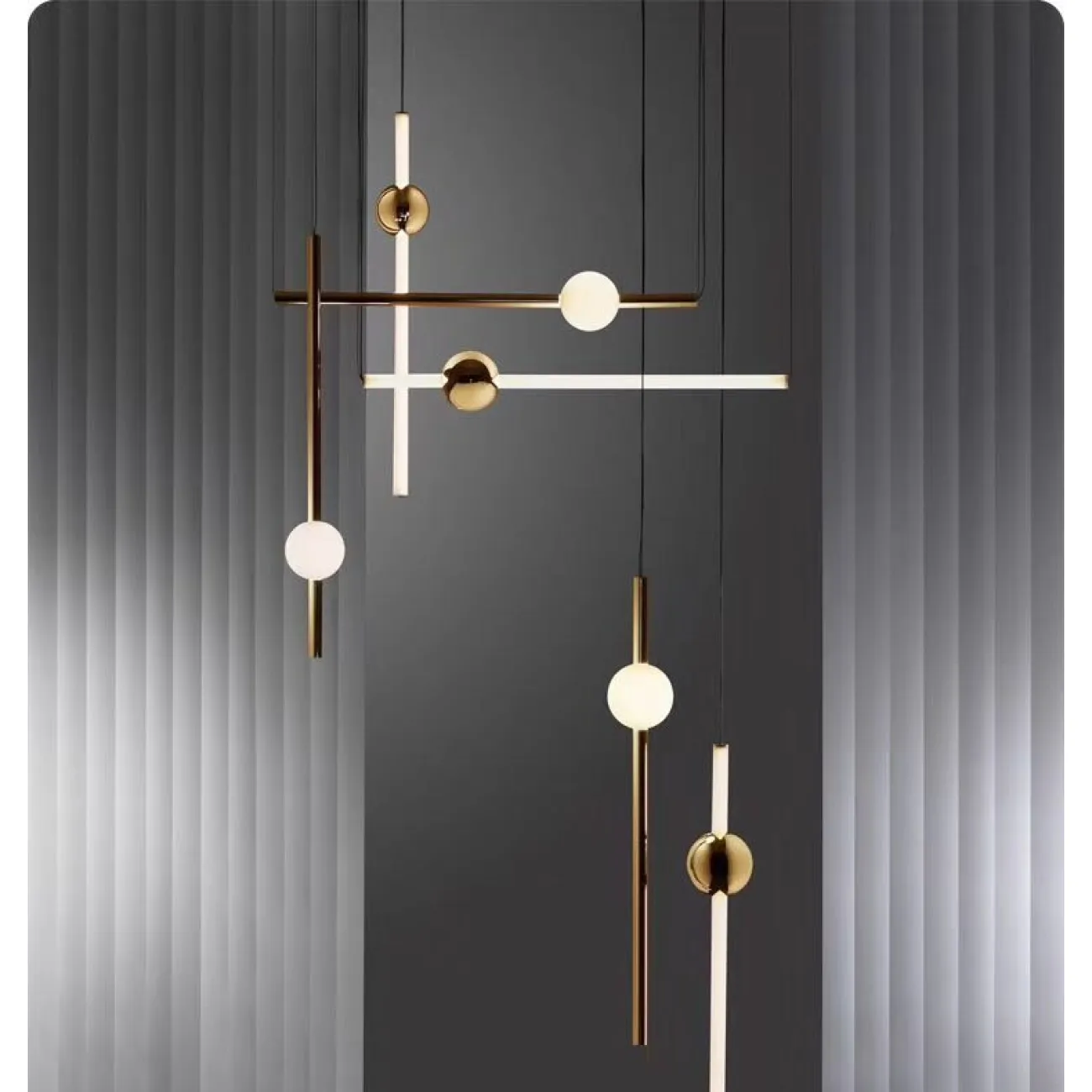 Реечный светодиодный светильник BRANT LONG от ImperiumLoft