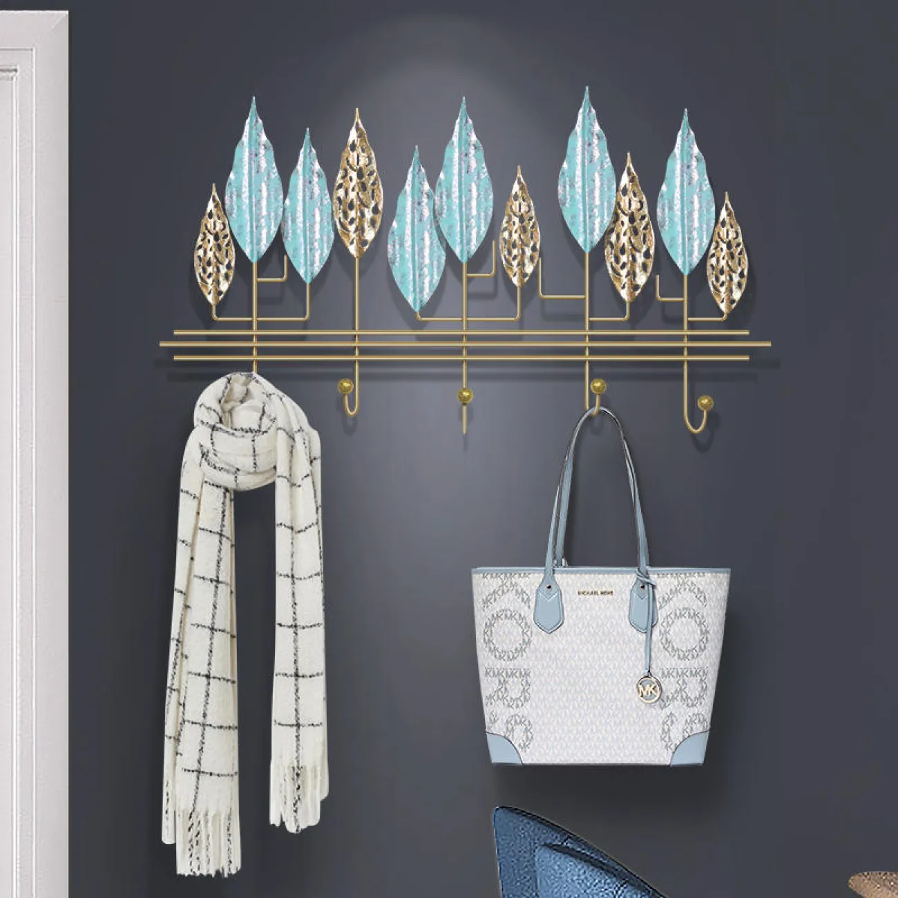 Дизайнерский настенный декор вешалка LaLume-KKK00299