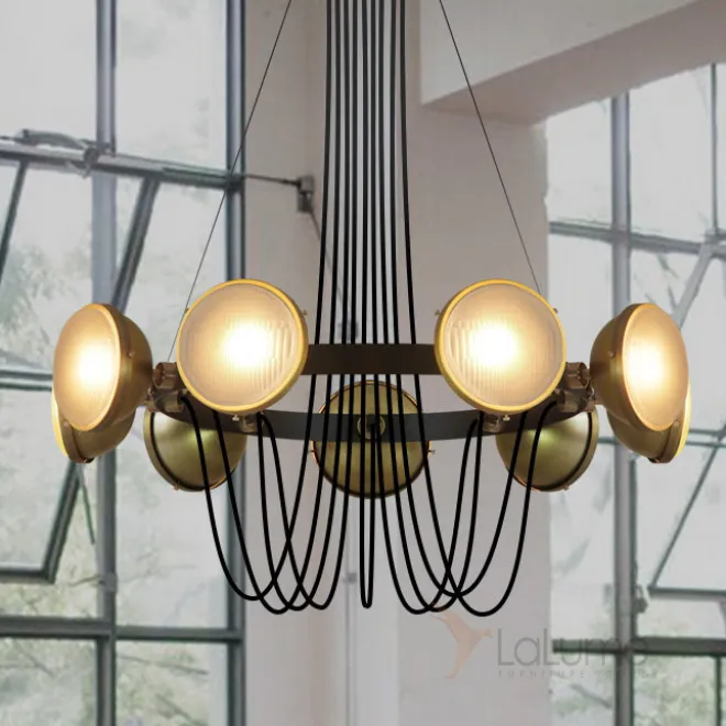 Потолочная люстра PHAROS L8 от ImperiumLoft Потолочная люстра PHAROS L8 от ImperiumLoft