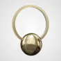 Серия настенных светодиодных светильников в форме кольца SIGHT WALL Brass