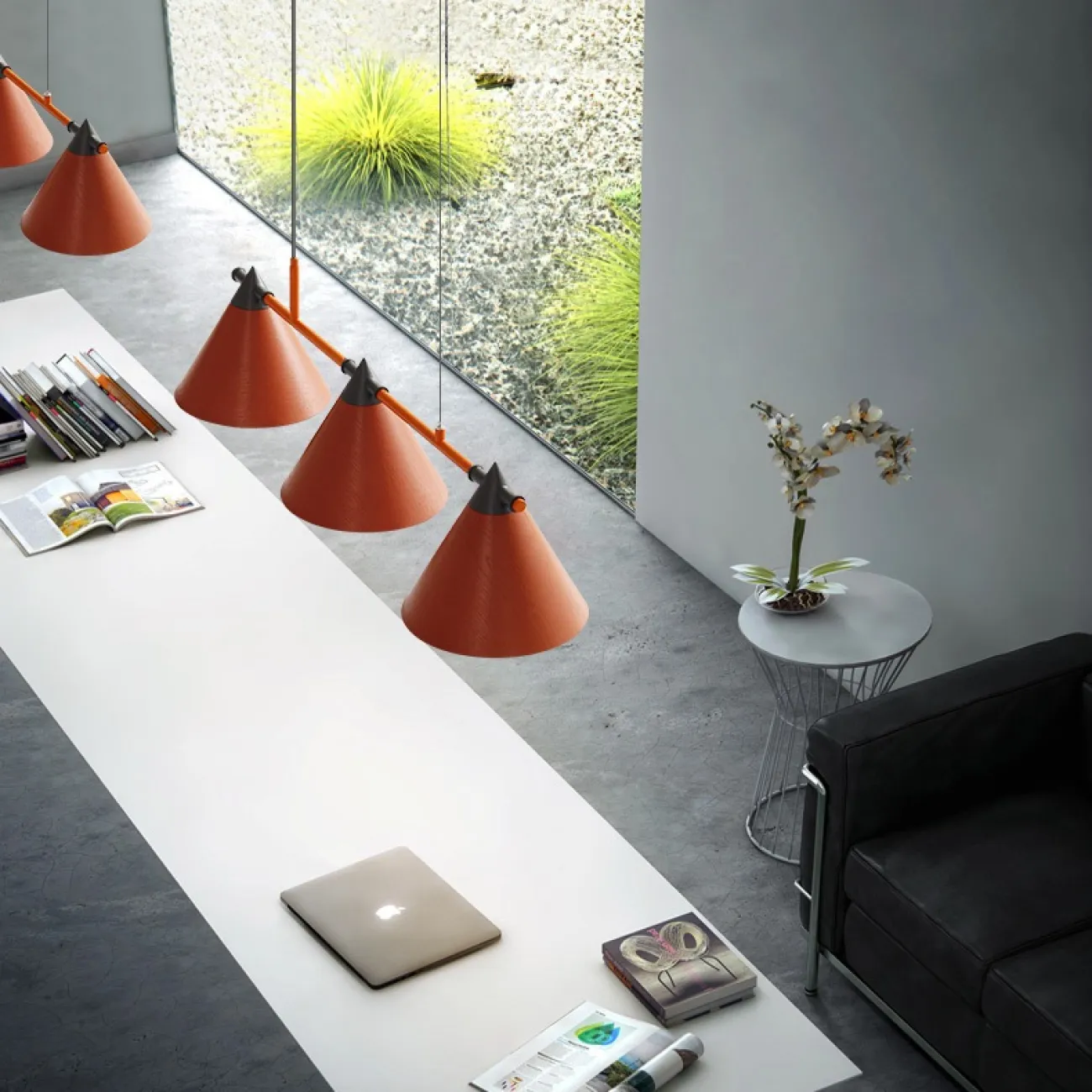 Реечный потолочный светильник CONE 4 от ImperiumLoft