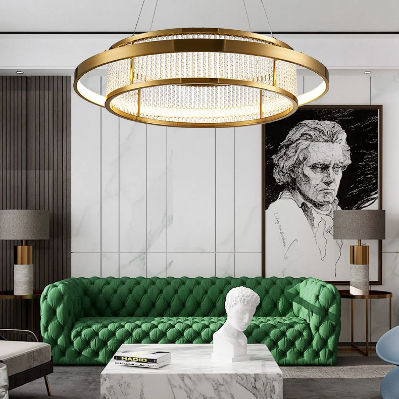 Подвесная люстра SVANA D80 от ImperiumLoft