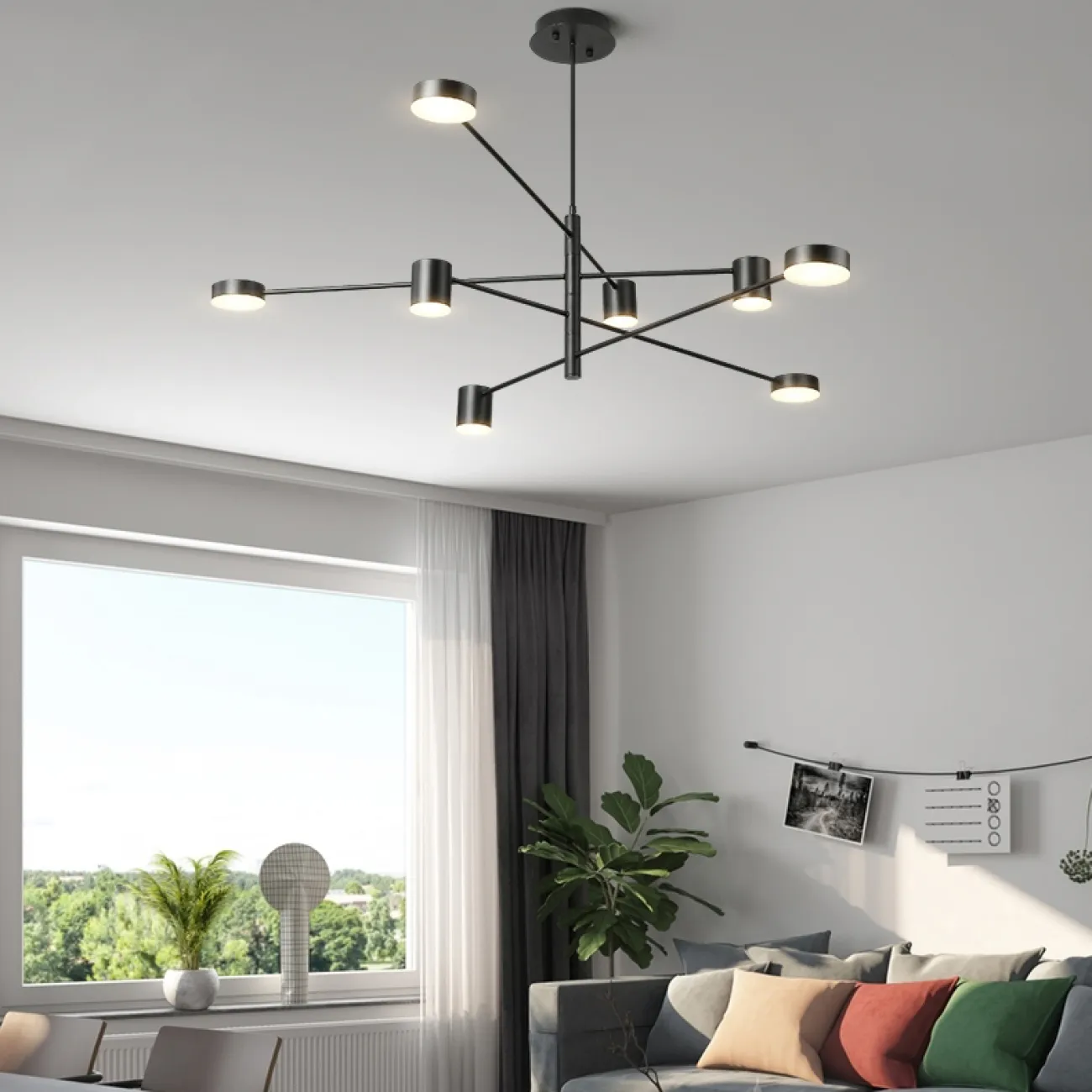 Люстра MOTVIKT White 8 от ImperiumLoft