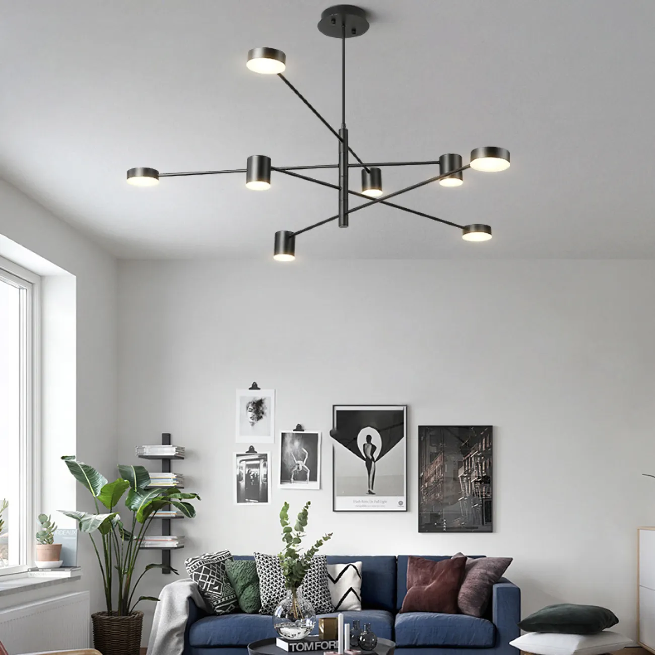 Люстра MOTVIKT Black 4 от ImperiumLoft