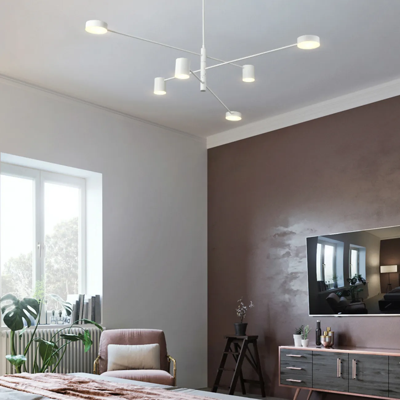 Люстра MOTVIKT White 8 от ImperiumLoft